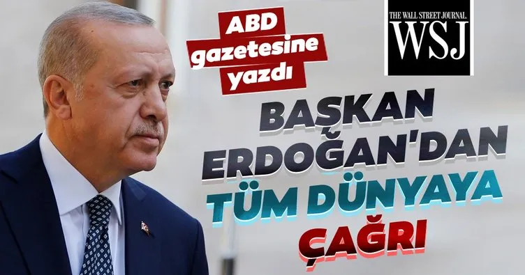 Başkan Erdoğan ABD basınına yazdı