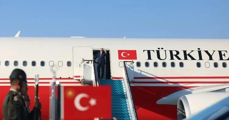 Başkan Erdoğan Kırgızistan’dan ayrıldı