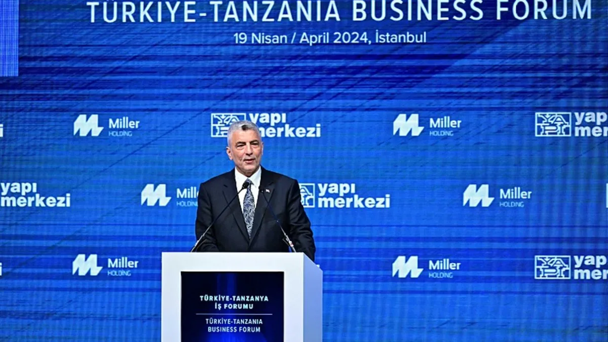 Bakan Bolat: Tanzanya ile yıllık 1 milyar dolar ticaret hacmi hedeflendi