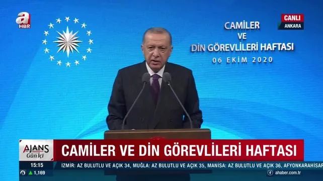 Cumhurbaşkanı Erdoğan'dan Camiler ve Din Görevlileri Haftası programında önemli açıklamalar | Video