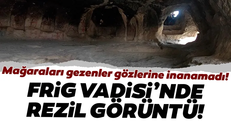 Frig Vadisi’ne ’vandal’ tahribatı