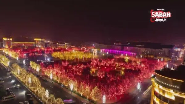 Çin’de Fener Festivali renkli görüntüler oluşturdu | Video