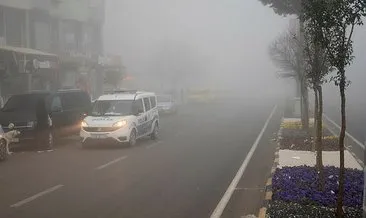 Kilis’te yoğun sis