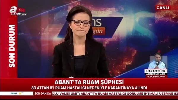 Bolu Abant'ta ruam hastalığı şüphesi!