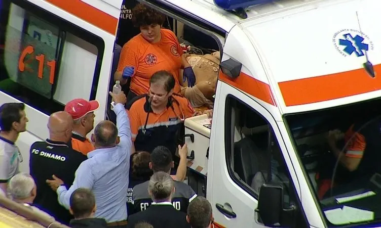 Dinamo Bükreş Teknik Direktörü Eugen Neagoe maç sırasında kalp krizi geçirdi