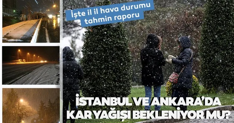 İstanbul ve Ankara’da kar yağışı etkili olacak mı? Meteoroloji’den son dakika uyarısı