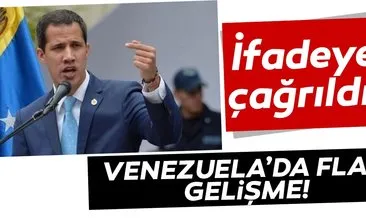 Venezuela’da muhalif lider Guaido ifadeye çağrıldı