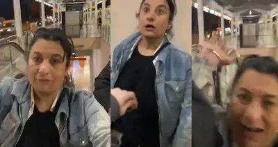 Bursa’da şoke eden olay! Metroya alkollü binen kadın öyle şeyler yaptı ki: Hepsi kamerada!