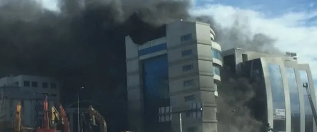 Maltepe’de otel yangını