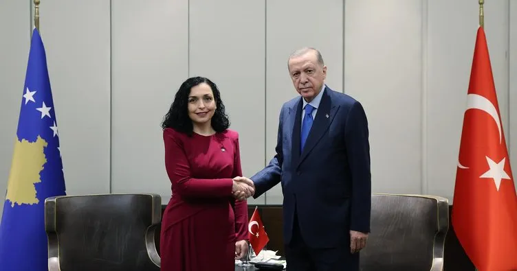 Başkan Erdoğan, Kosova Cumhurbaşkanı Osmani-Sadriu ile görüştü