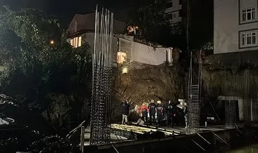 Kocaeli'de duvarı çöken bina boşaltıldı 