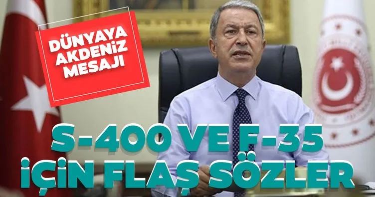 Son dakika: Milli Savunma Bakanı Hulusi Akar’dan flaş S-400 açıklaması: NATO ittifakı içinde...