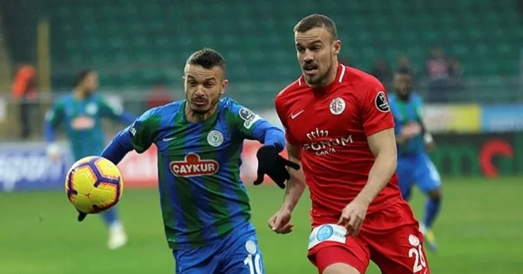 Çaykur Rizespor - Antalyaspor maç sonucu: 1-0