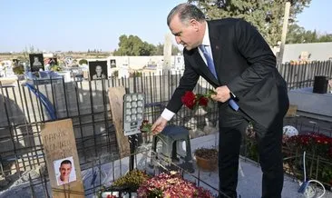 Bakan Bak KKTC’de Şampiyon Melekler’in mezarını ziyaret etti: 6 Şubat depreminde hayatlarını kaybetmişlerdi...