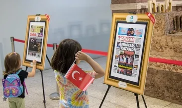 ’15 Temmuz ve Manşetler Sergisi’ açıldı