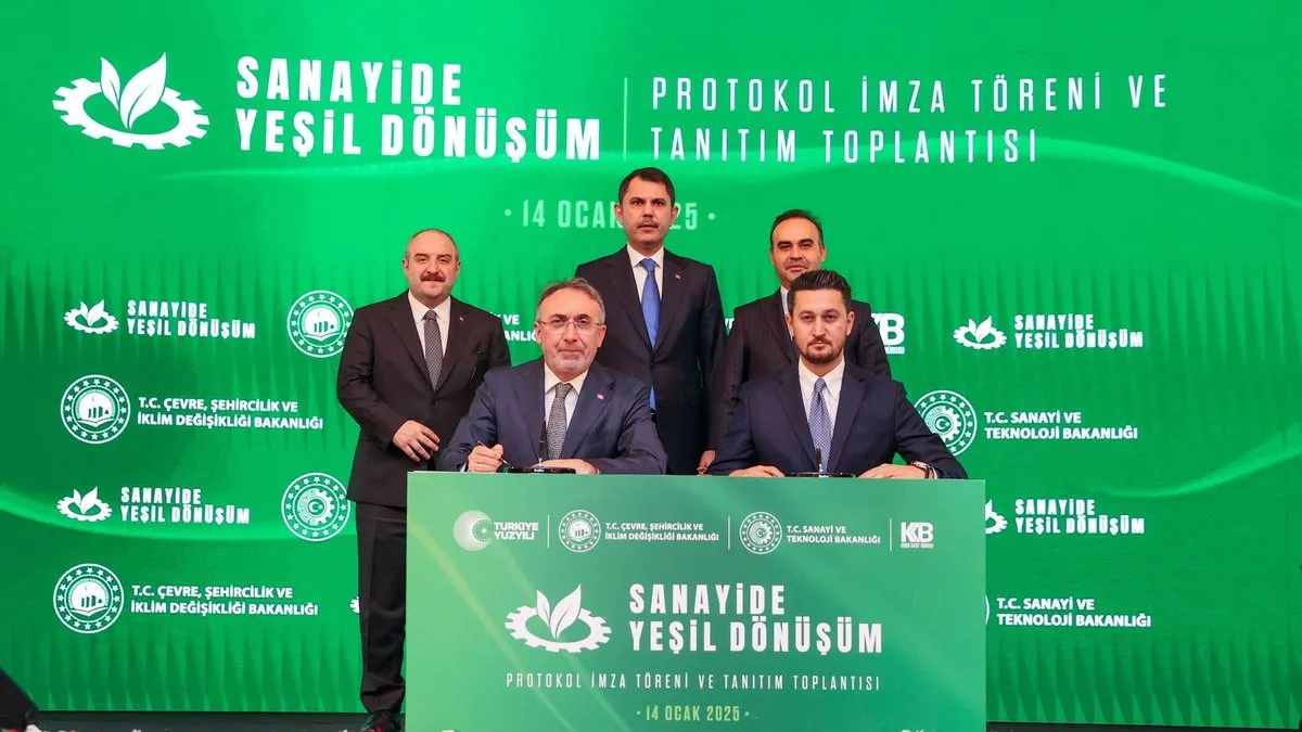 Bakan Kurum: Sanayide yeşil dönüşümde yeni bir döneme giriyoruz