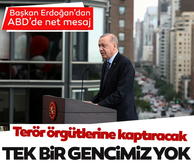 Başkan Erdoğan: Bizim terör örgütlerine kaptıracak tek bir gencimiz yok