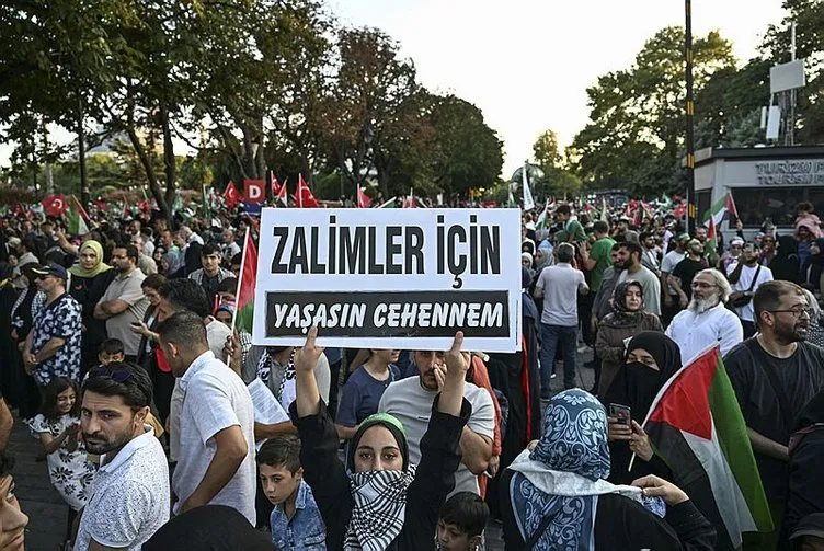Gazze yalnız değil! Vicdanlı yürekler İsmail Haniye için özgür Filistin sözünü tuttu