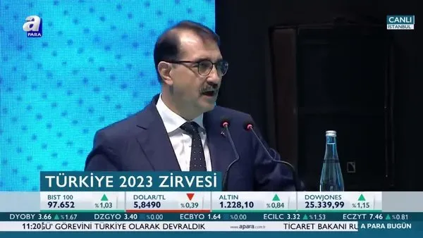 Bakan Dönmez Türkiye 2023 Zirvesi'nde konuştu