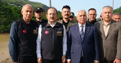 AFAD Başkanı Pehlivan Trabzon’da sel ve su baskınlarının olduğu bölgelerde incelemelerde bulundu #trabzon