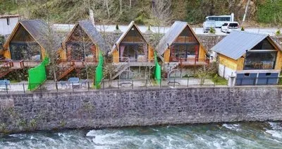 Fırtına vadisindeki ruhsatsız bungalovların yıkımına başlandı #rize