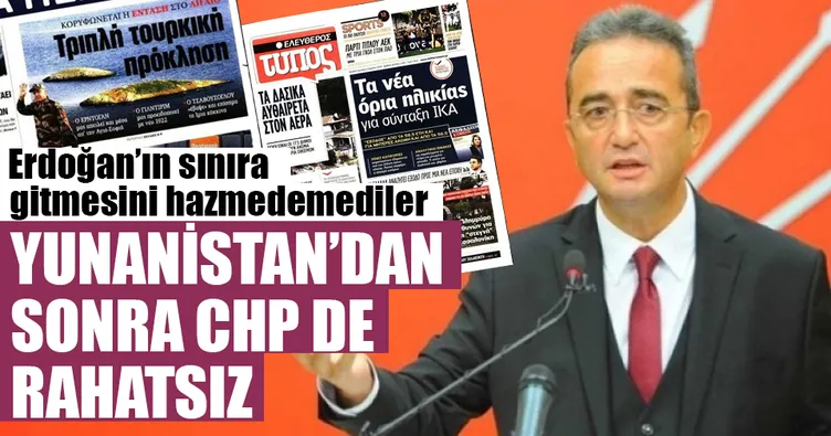 Hem Yunan hem CHP rahatsız