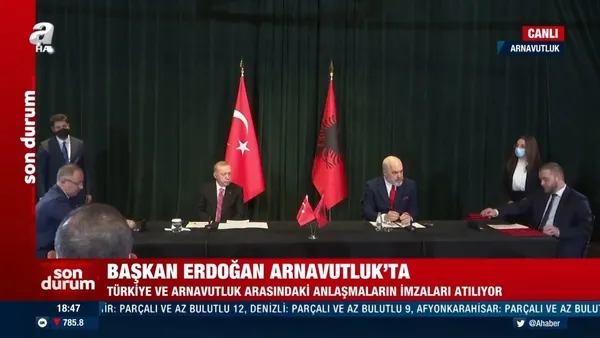 Son dakika: Türkiye ve Arnavutluk arasında önemli anlaşmalar | Başkan Erdoğan ve Edi Rama’dan ortak açıklama