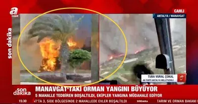 SON DAKİKA: Antalya Manavgat’ta yangın CANLI YAYIN son durum! Yürekleri yakan anlar kamerada...