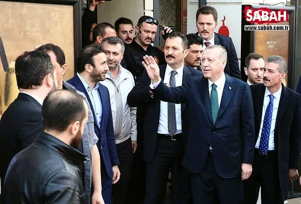 İstanbul'da ilginç görüntü! Cumhurbaşkanı'nı işte böyle beklediler
