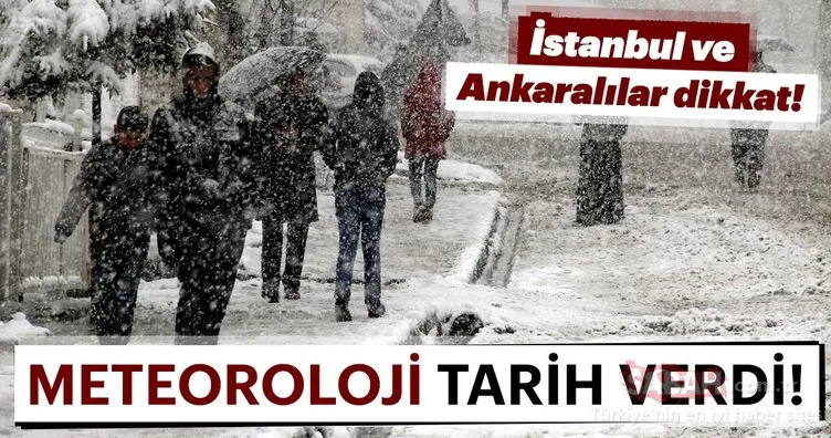 Meteoroloji’den son dakika hava durumu ve kar yağışı uyarısı geldi! İstanbul’a bugün kar yağacak mı?