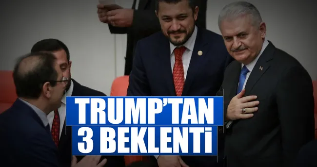 Trump’tan 3 beklenti