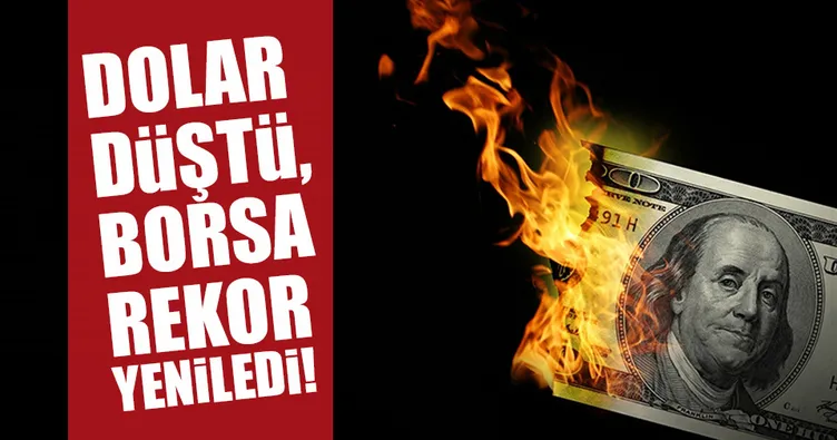 Vize haberi sonrası dolar düştü borsa rekor yeniledi!