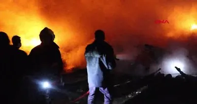 Ankara’da köyde çıkan yangında 8 ev kül oldu