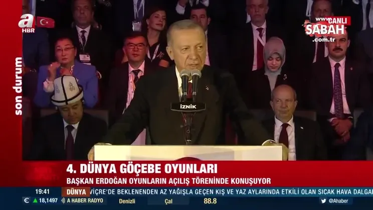 SON DAKİKA | İznik'te 4. Dünya Göçebe Oyunları heyecanı! Başkan Erdoğan: Bu kültürün yitip gitmesine rıza gösteremeyiz | Video