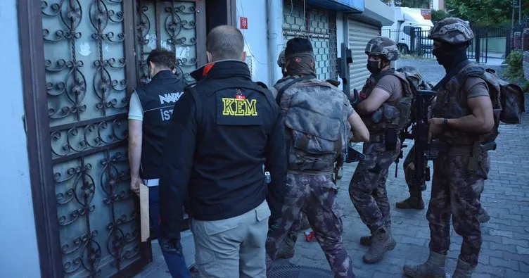 İstanbul’da 32 adreste uyuşturucu operasyonu