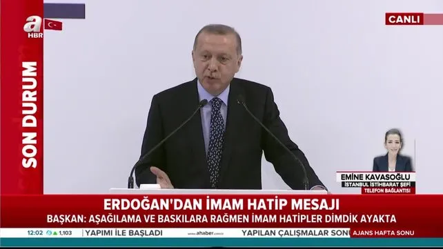 Başkan Erdoğan, ÖNDER 17. İmam Hatipliler Kurultayı'na mesaj gönderdi | Video