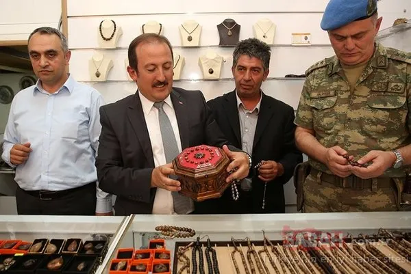 Bayburt kehribarının ilk ürünleri piyasaya sunuldu