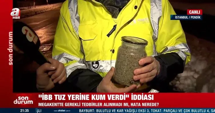 Pendik Belediye Başkanı Ahmet Cin canlı yayında analiz etti! “İBB tuz yerine kum verdi” iddiası