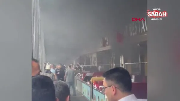 Galata Köprüsü'nde yangın paniği! | Video