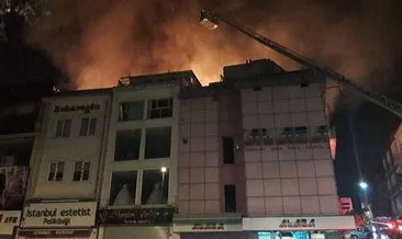 Fatih’te otel yangını