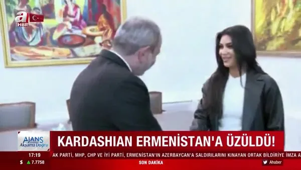 Ermeni Kardashian'dan Türkiye ve Azerbaycan hakkında küstah paylaşımlar  | Video