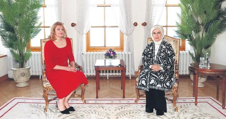 Emine Erdoğan, Radeva ile bir araya geldi
