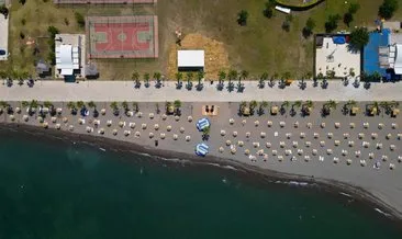 Aliağa plajları tatilcileri ağırlamaya hazır! #izmir