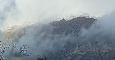 Antalya, Muğla ve Denizli'ye yılın ilk karı düştü #antalya