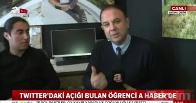 Twitter’ın açığını bulan 19 yaşındaki Türk genci A Haber’e konuştu