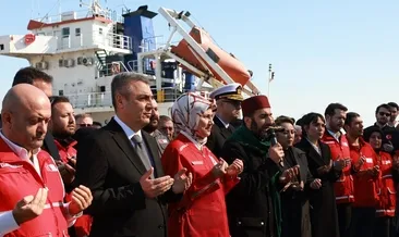 Türk Kızılay ramazan ayının ilk günü Gazze’ye 21’inci iyilik gemisini yola çıkardı