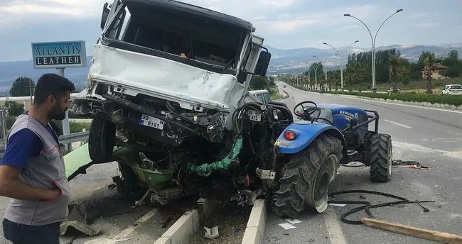 alkollu surucunun carptigi kamyonet