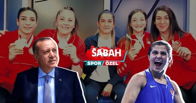 Türk boksunun altın kızları SABAH Spor'a konuştu: Biz güçlü Türk kadınıyız | Busenaz Sürmeneli: Cumhurbaşkanımıza altın sözünü verdik