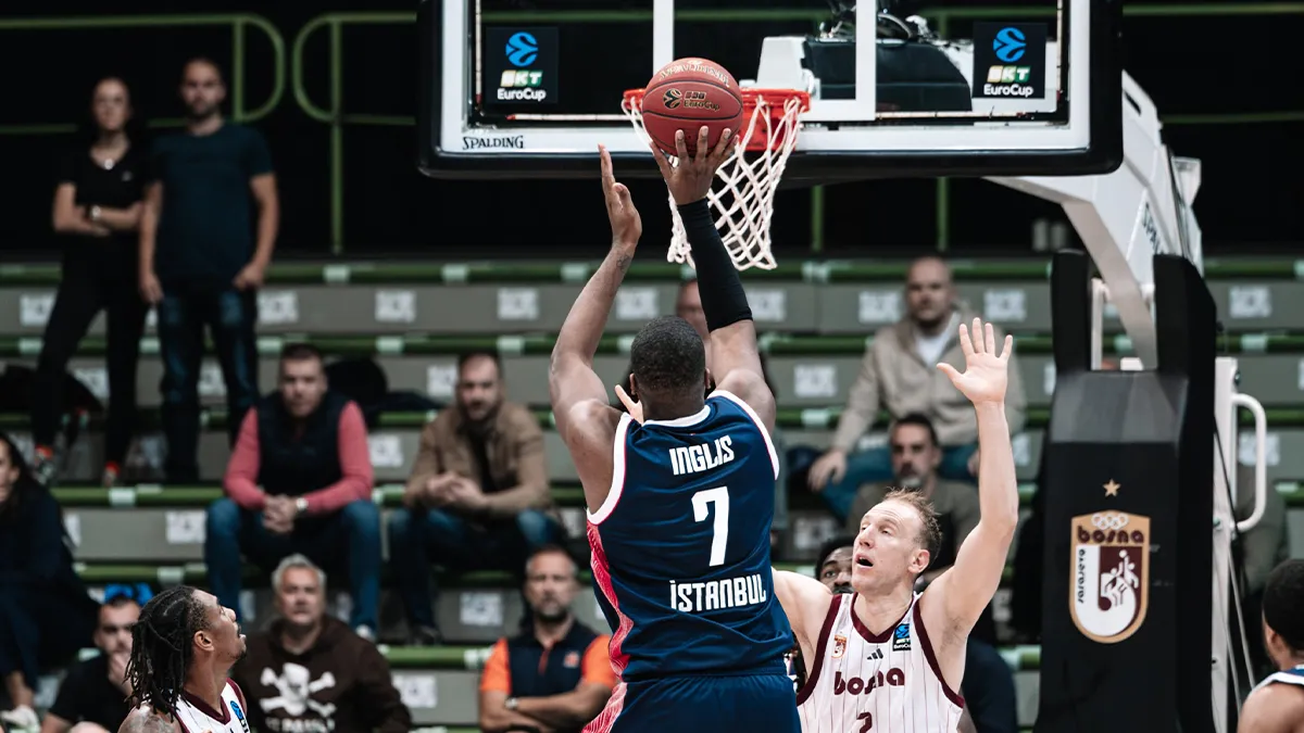 Bahçeşehir Koleji, EuroCup'ta Bosna deplasmanından puansız döndü