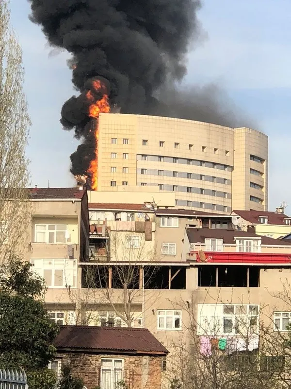 Taksim Eğitim ve Araştırma Hastanesi'nde yangın